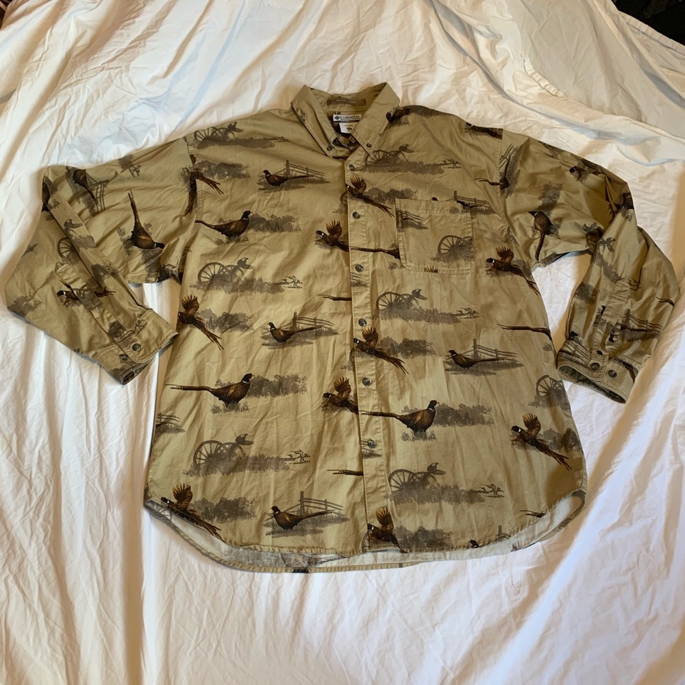 Men’s Columbia Long Sleeve Button Down River Lodge